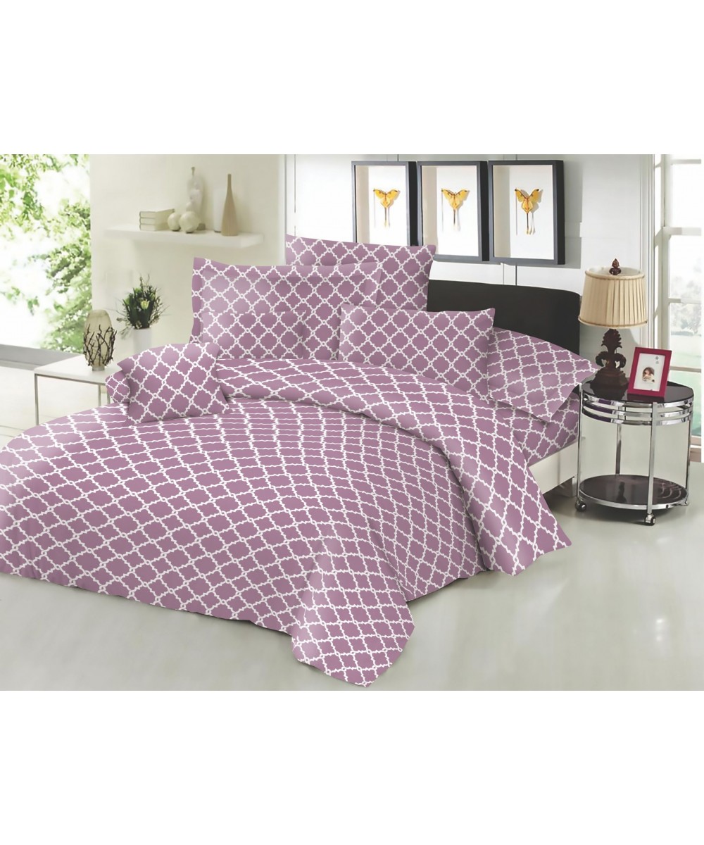 Σετ Σεντόνια ΚΟΜΒΟΣ Cotton Line Printed Montana Rotten Apple Διπλα 200x240