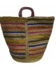 KOMBOS Beach Bag 100% Jute Multicolor 40x50 - Design 7