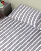 COTTON SATIN SHEETS SET 2 pcs. Navy 158 160X240 Cotton 100%