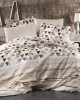 PRINTED SHEETS SET 3 pcs Nautical 345 160X240 Brown Beige Cott/Pol 70/30