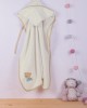 ΚΑΠΑ bebe HAPPY BEARS 22 75X85 ΕΚΡΟΥ/ΜΠΕΖ Cotton 100%