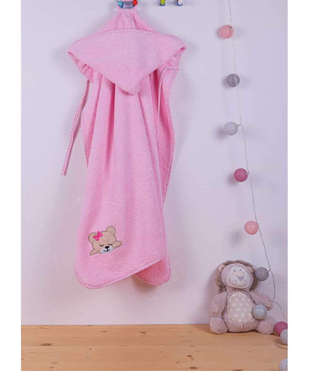 ΚΑΠΑ bebe SLEEPING BEARS CUB 14 75X85 ΡΟΖ Cotton 100%