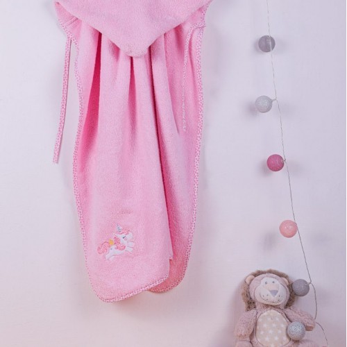 bebe UNICORN CAP 41 75X85 PINK Cotton 100% 