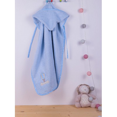 ΚΑΠΑ bebe ΑΕΡΟΣΤΑΤΟ 02 75X85 ΣΙΕΛ Cotton 100% 