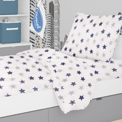 ΠΑΠΛΩΜΑΤΟΘΗΚΗ ΕΜΠΡΙΜΕ kids Star 102 160Χ240 Blue Cotton 100% 