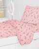 ΠΑΠΛΩΜΑΤΟΘΗΚΗ ΕΜΠΡΙΜΕ kids Birds 15 160Χ240 Pink Flannel cotton 100% 