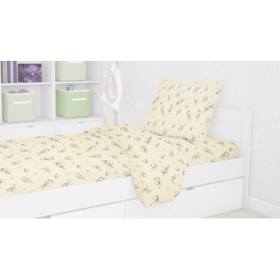 ΠΑΠΛΩΜΑΤΟΘΗΚΗ ΕΜΠΡΙΜΕ kids Birds 16 160Χ240 Ecru Flannel cotton 100% 