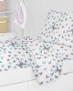 ΣΕΝΤΟΝΙΑ ΕΜΠΡΙΜΕ ΣΕΤ 2 τεμ kids Butterfly 56 160Χ240 Sky blue Cotton 100% 