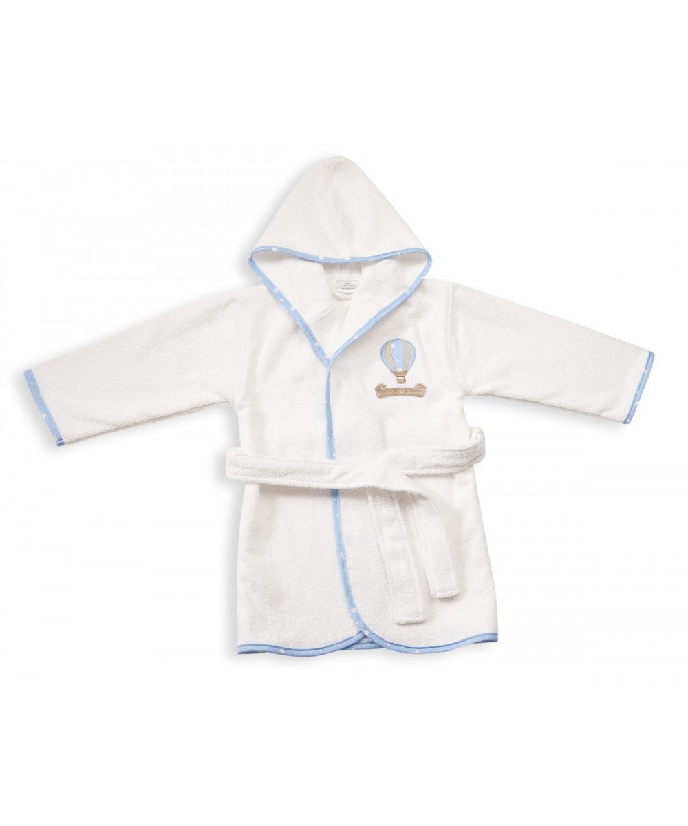 BABEBE bebe AEROSTATO 03 SIZE: 02 WHITE/BLUE Cotton 100%