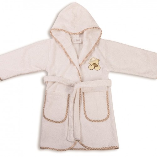 BEBE BEBE BABY 102 SIZE:02 WHITE/BEIGE Cotton 100% 