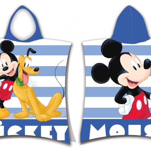 ΠΟΝΤΣΟ ΠΑΡΑΛΙΑΣ DISNEY MICKEY 08 50X115 Digital Print Cotton 100% 