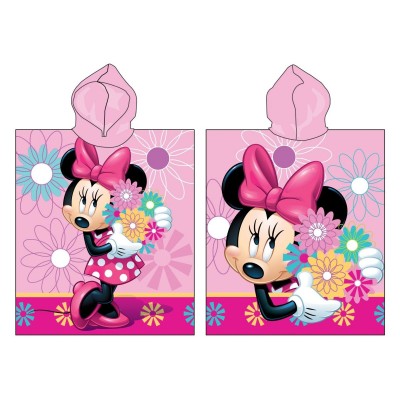 ΠΟΝΤΣΟ ΠΑΡΑΛΙΑΣ DISNEY MINNIE 09 50X115 Digital Print Cotton 100% 