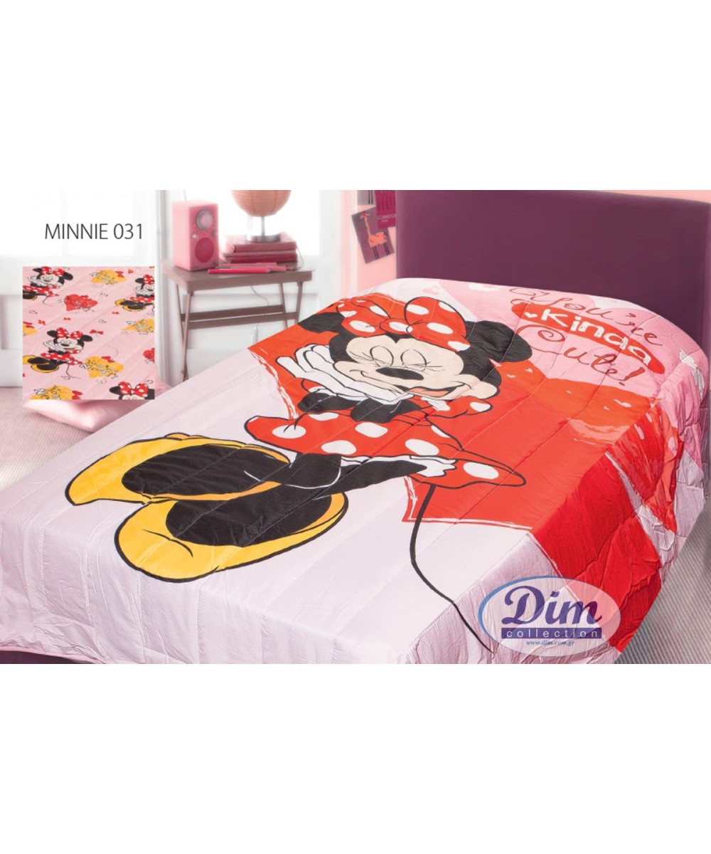 QUILT DISNEY MINNIE 31 160X250 Digital Print Microfiber 100%