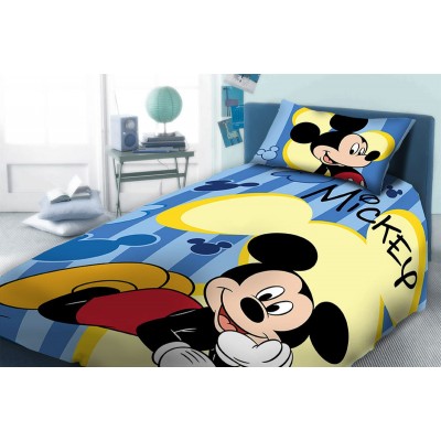 ΠΑΠΛΩΜΑΤΟΘΗΚΗ ΣΕΤ 2 τεμ DISNEY MICKEY 960 160Χ240 Digital Print Cotton 100% 