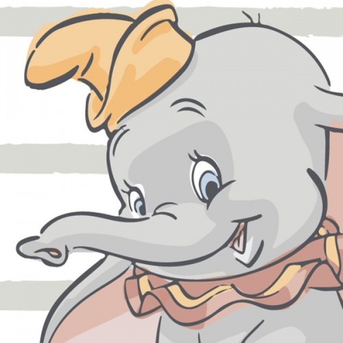 BEACH TOWEL SEE DISNEY Dumbo 14 70X140 Digital Print Cotton 100% 