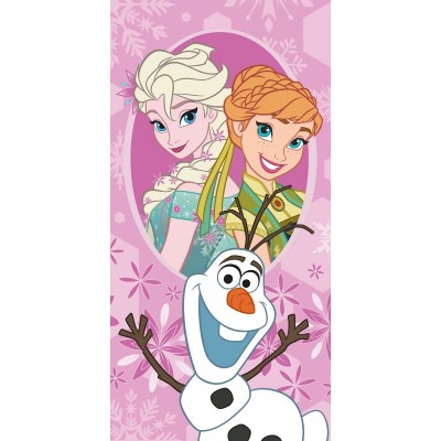 ΠΕΤΣΕΤΑ ΘΑΛΑΣΣΗΣ ΒΕΛΟΥΤΕ DISNEY FROZEN 44 70X140 Digital Print Cotton 100% 