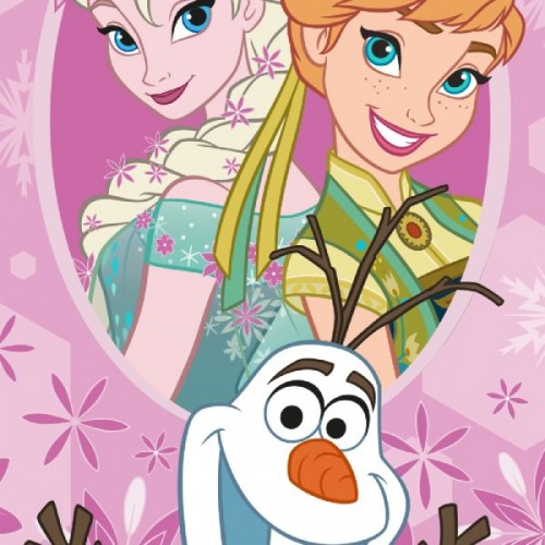 BEACH TOWEL SEE DISNEY FROZEN 44 70X140 Digital Print Cotton 100% 