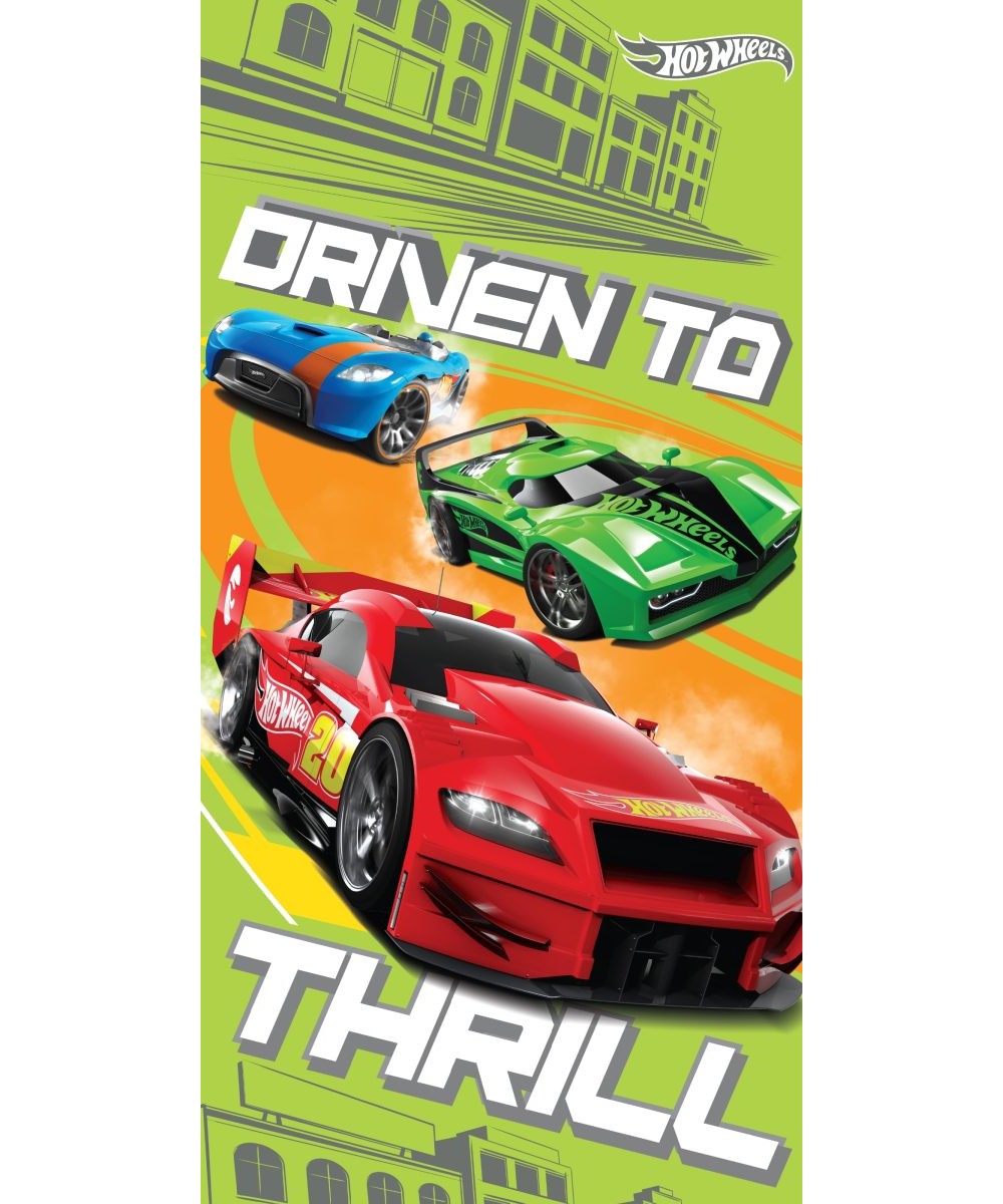 BEACH TOWEL SEE DISNEY HOT WHEELS 13 70X140 Digital Print