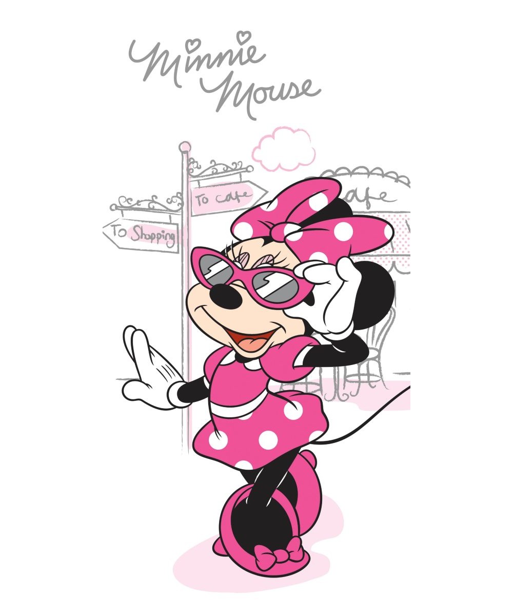 BEACH TOWEL SEE DISNEY MINNIE 56 70X140 Digital Print