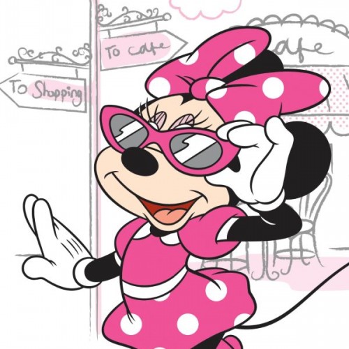 BEACH TOWEL SEE DISNEY MINNIE 56 70X140 Digital Print