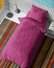 DUVET COVER Solid 499 160X240 Fuchsia Cotton 100%