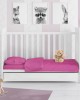 SHEET SET 3 pcs bebe Solid 499 120X160 Fuchsia Cotton 100%