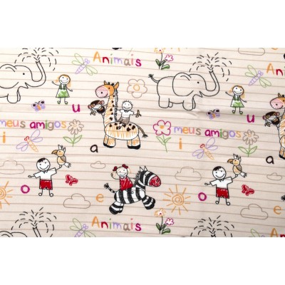 FLANNEL DIAPER bebe Africa 145 80X80 Beige Flannel Cotton 100% 