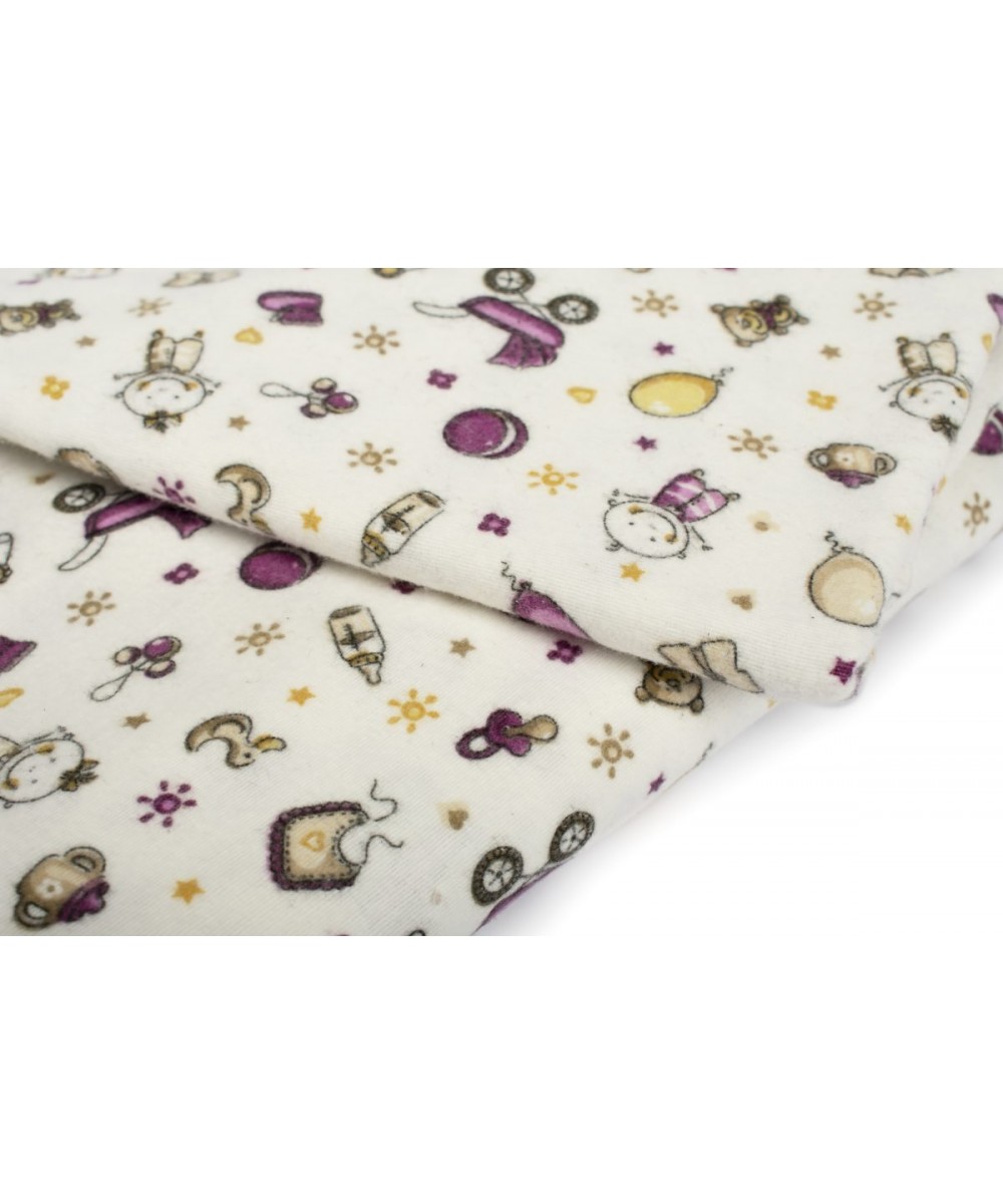 FLANNEL DIAPER bebe Baby 01 80X80 Flannel cotton 100%