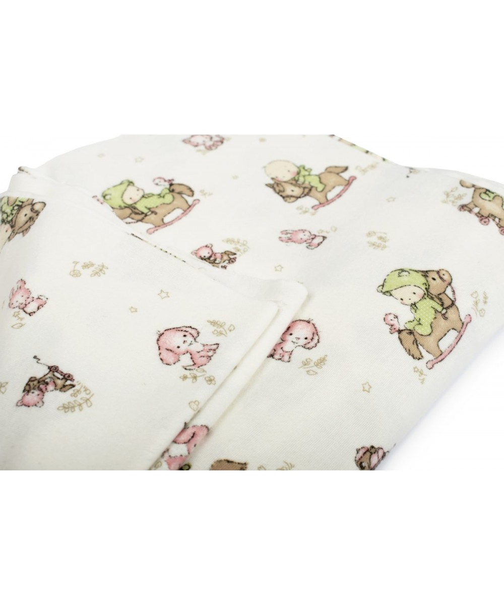 FLANNEL DIAPER bebe Baby 03 80X80 Flannel cotton 100%