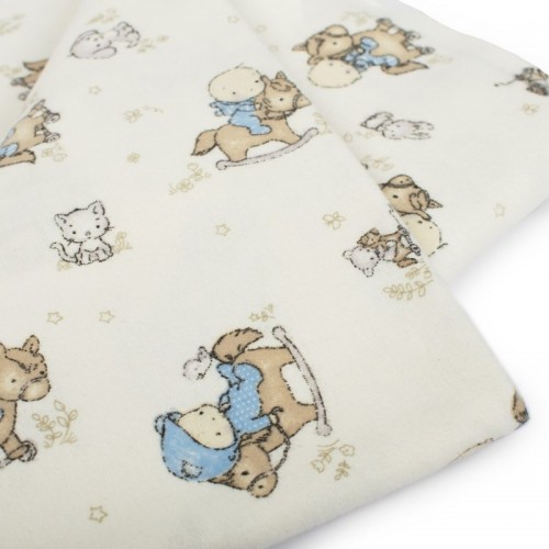 FLANNEL DIAPER bebe Baby 04 80X80 Flannel cotton 100% 