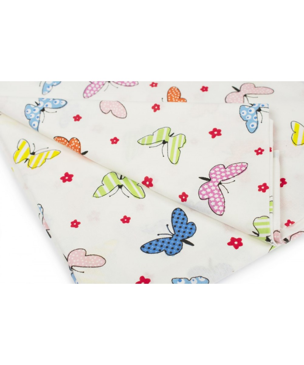 ΠΑΝΑ ΦΑΝΕΛΑ bebe Butterfly 49 80Χ80 Rotary Print Flannel cotton 100%