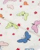 ΠΑΝΑ ΦΑΝΕΛΑ bebe Butterfly 49 80Χ80 Rotary Print Flannel cotton 100%