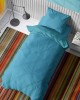 SHEET SET 2 pcs Solid 493 160X240 Turquoise Cotton 100%