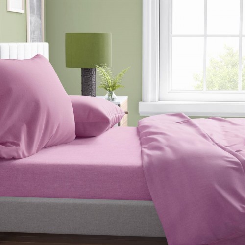 SHEET SET 4 pcs Solid 492 220X240 Lila Cotton 100% 