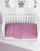 DUVET CASE bebe Solid 492 120X160 Lila Cotton 100%