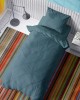 DUVET COVER Solid 494 160X240 Petrol Cotton 100%