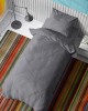 DUVET COVER Solid 495 160X240 Dark gray Cotton 100%