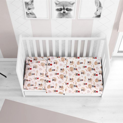 ΚΑΤΩΣΕΝΤΟΝΟ ΜΕ ΛΑΣΤΙΧΟ bebe Reach the stars 190 0,70X1,40X0,15 Beige Cotton 100% 