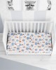 ΚΑΤΩΣΕΝΤΟΝΟ ΜΕ ΛΑΣΤΙΧΟ bebe Reach the stars 191 0,70X1,40X0,15 Sky blue Cotton 100%