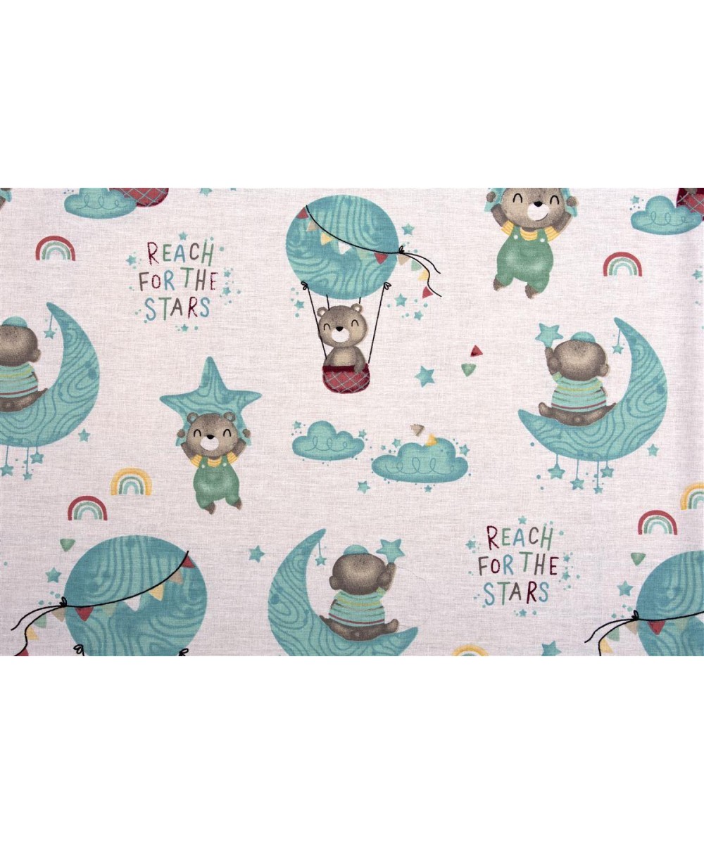 ΠΑΝΑ ΧΑΣΕΣ bebe Reach the stars 192 80X80 Green Cotton 100%