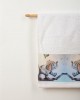 TOWEL WITH DIGITAL PRINT SET 2 pcs bebe Dumbo 96 30X50,70X140 WHITE Cotton 100%