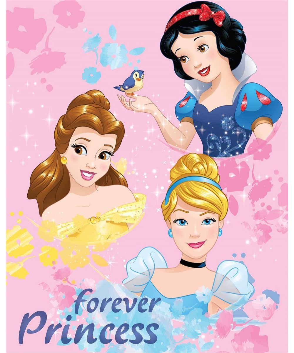 BLANKET FLEECE DISNEY PRINCESS 045 130X170 Digital Print