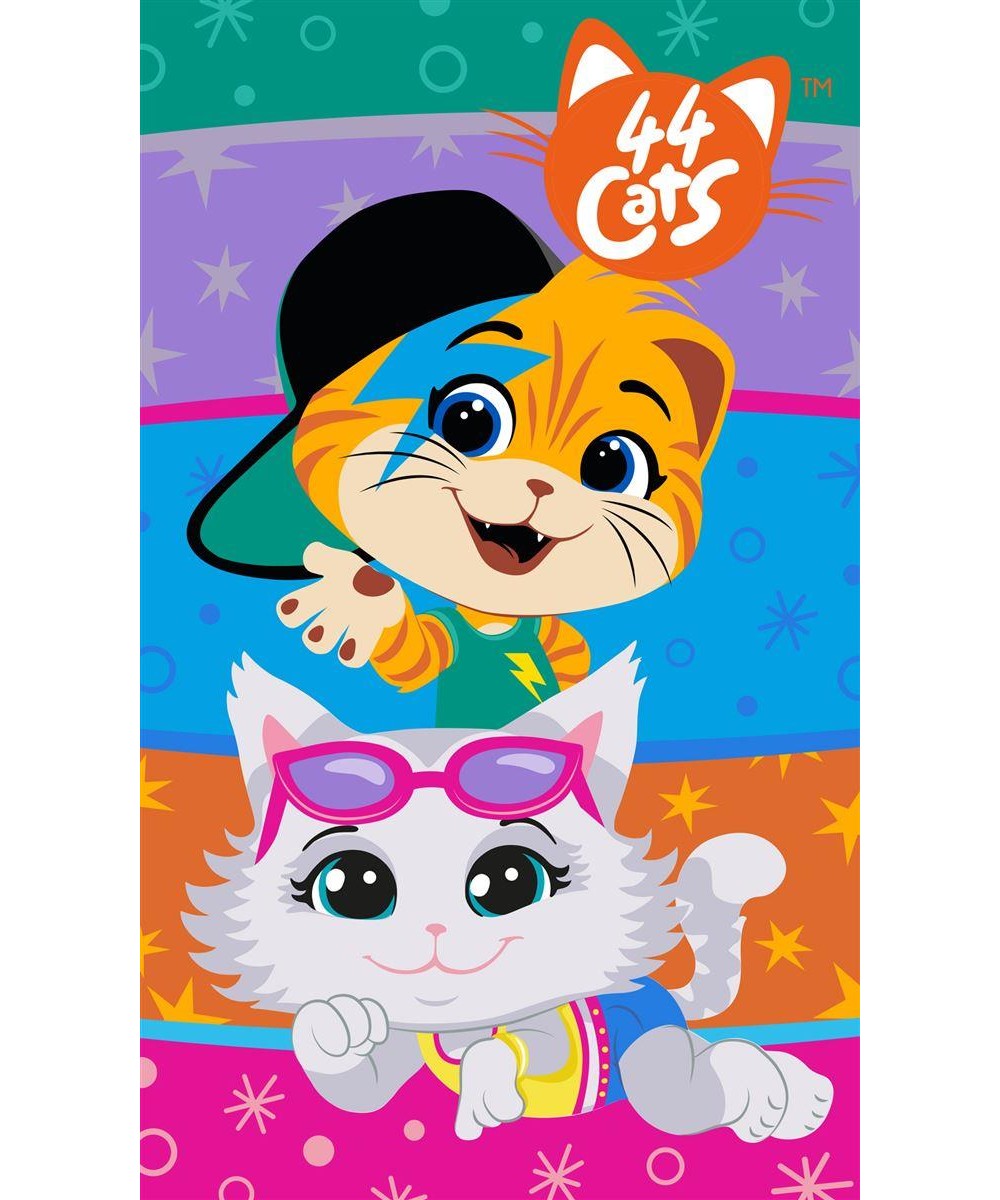 TOWEL DISNEY 44 CATS 09 30X50 Digital Print