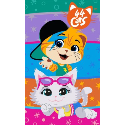 TOWEL DISNEY 44 CATS 09 30X50 Digital Print