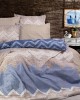 Duvet Cover Athena 407 160X240 Beige-Blue Cott/Pol 70/30