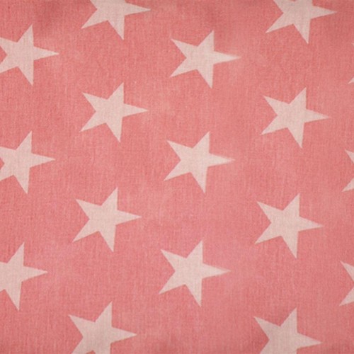 Crib sheet bebe Star 34 80X110 Coral Cotton 100% 