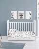 ΣΕΝΤΟΝΙΑ ΕΜΠΡΙΜΕ ΣΕΤ 3 τεμ bebe Space 188 120X160 White Cotton 100% 