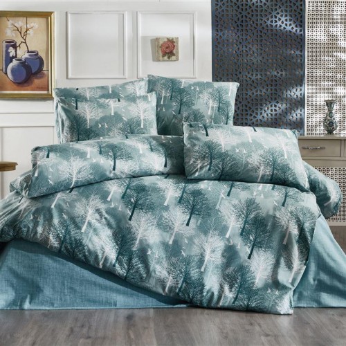 DUVET CASE Forest 313 160X240 Petrol Cott/Pol 70/30