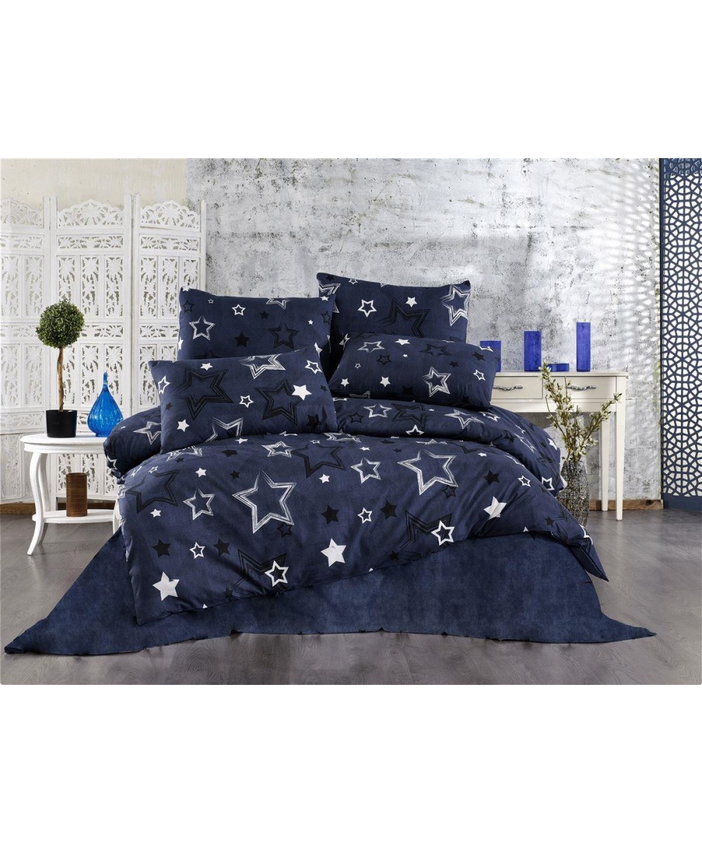 DUVET CASE EMPRIME Galaxy 307 160X240 Dark Blue Cott/Pol 70/30