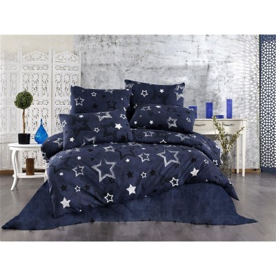 DUVET CASE EMPRIME Galaxy 307 160X240 Dark Blue Cott/Pol 70/30